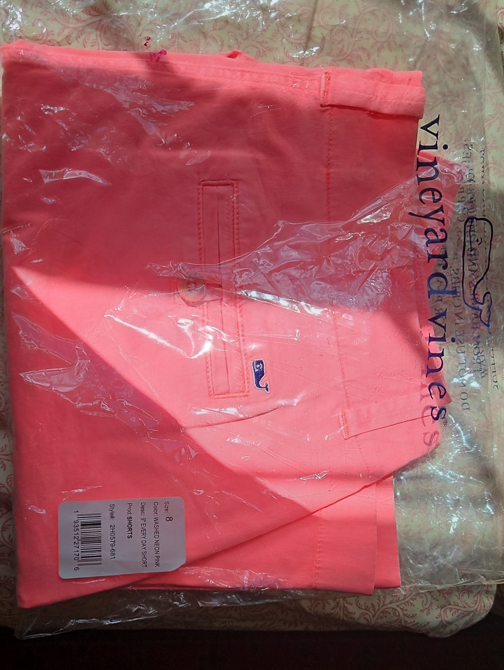 Vineyard Vines Girls' Bright Coral Shorts